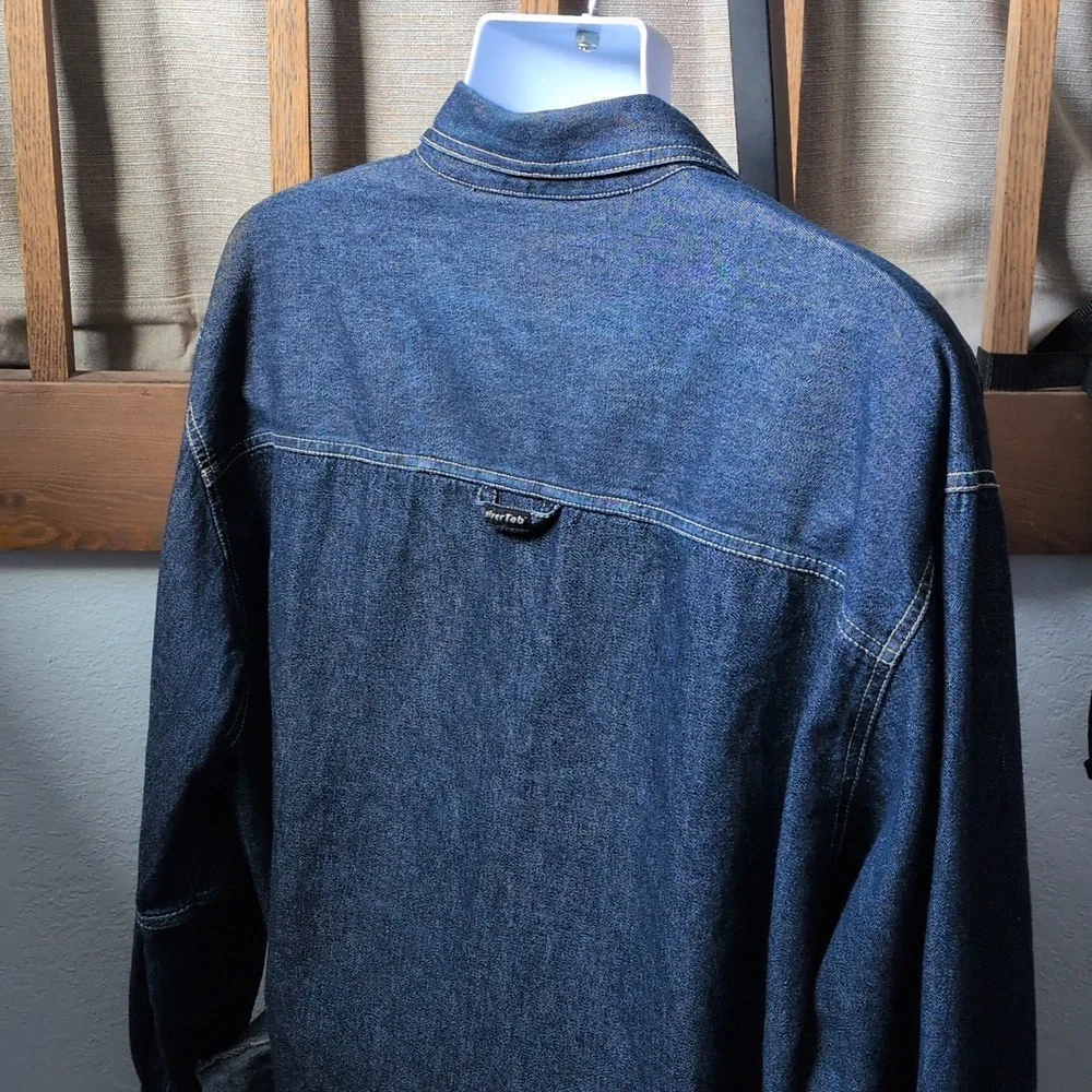 ✨ RARE Sample Garment! Levi's Silvertab Men's Button Down Denim Shirt Size XL - Picture 10 of 10